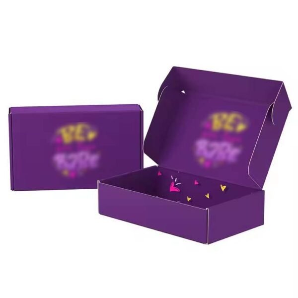 Customized color size logo printing cardboard clothing packaging